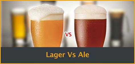 difference between ale lager and pilsner beer.